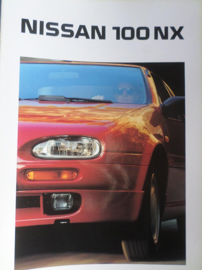 Brochure sur le lifting de la Nissan 100 NX 1.6 et 2.0 GTI, Enlèvement ou Envoi, Nissan