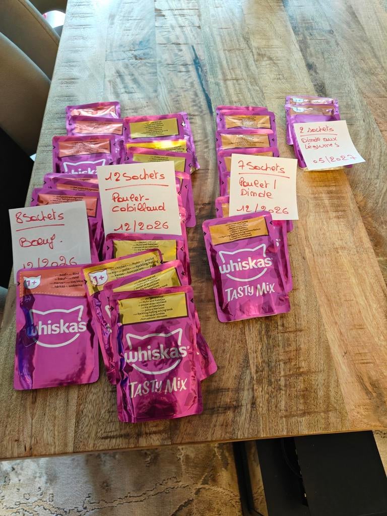 29 sachets whiskas +1 an. Mes chats n'aiment pas, Ophalen
