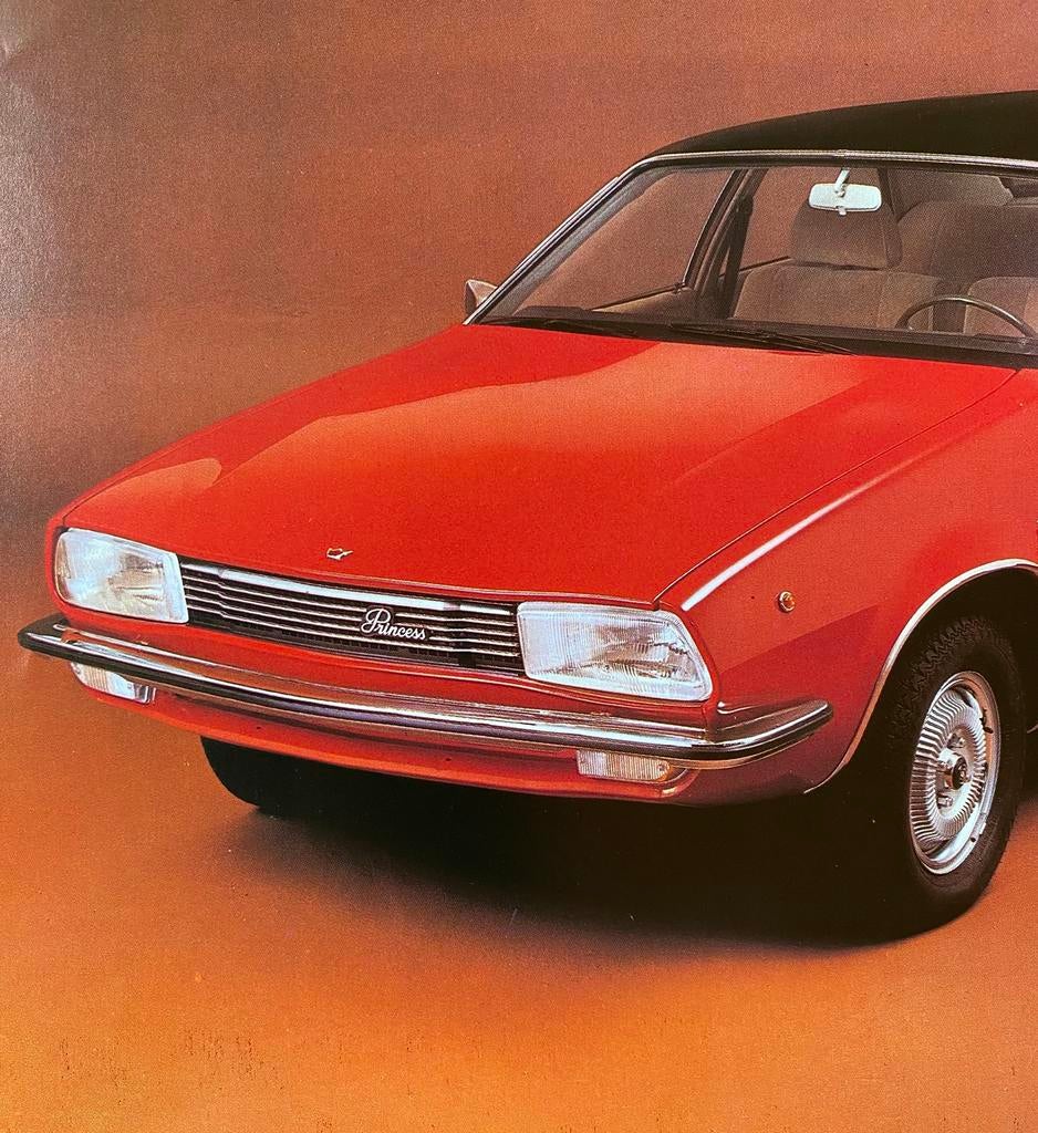 PRINCESS British Leyland 1975 Autofolder, Boeken, Auto's | Folders en Tijdschriften, Verzenden