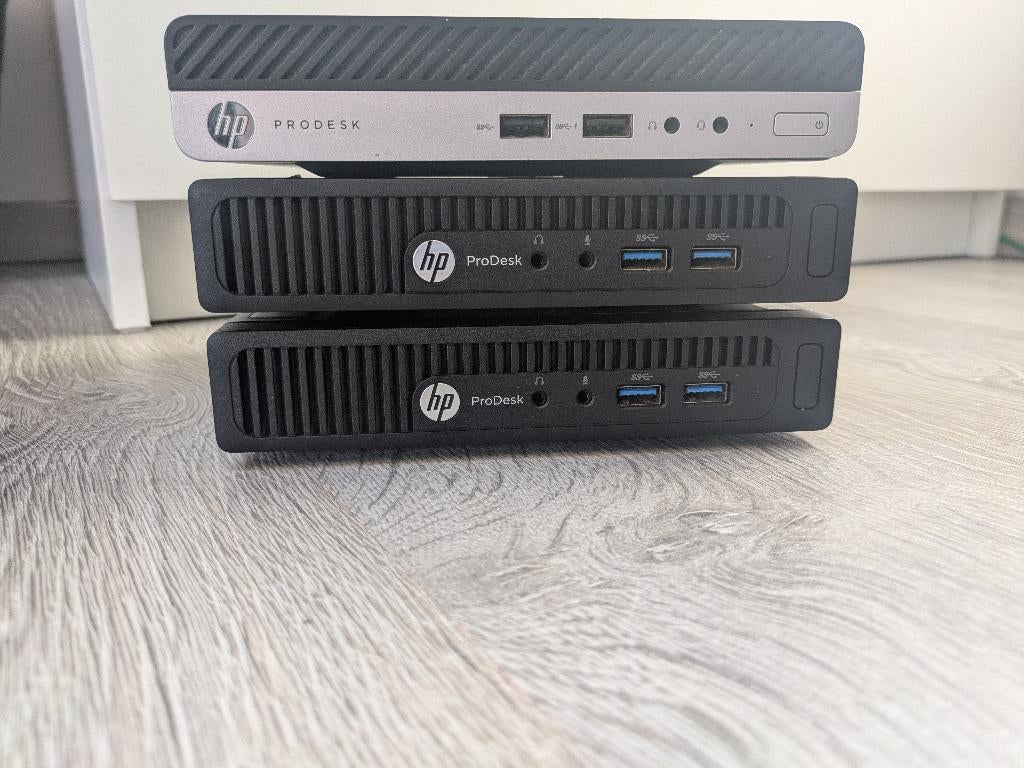 HP prodesk 400 G2 & G3 mini, Computers en Software, Gebruikt, Ophalen of Verzenden, HP, SSD