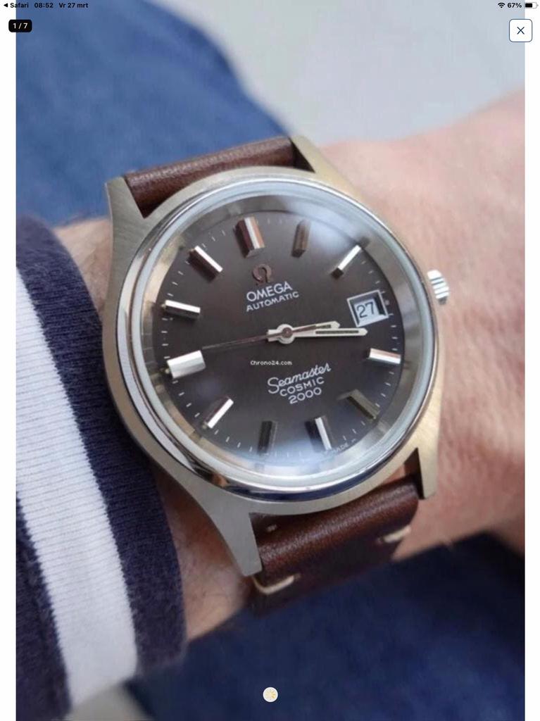 Omega seamaster cosmic 2000., Staal, Met bandje, Polshorloge, Omega