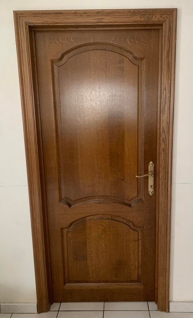 Massieve eiken deuren, Ophalen, Zo goed als nieuw