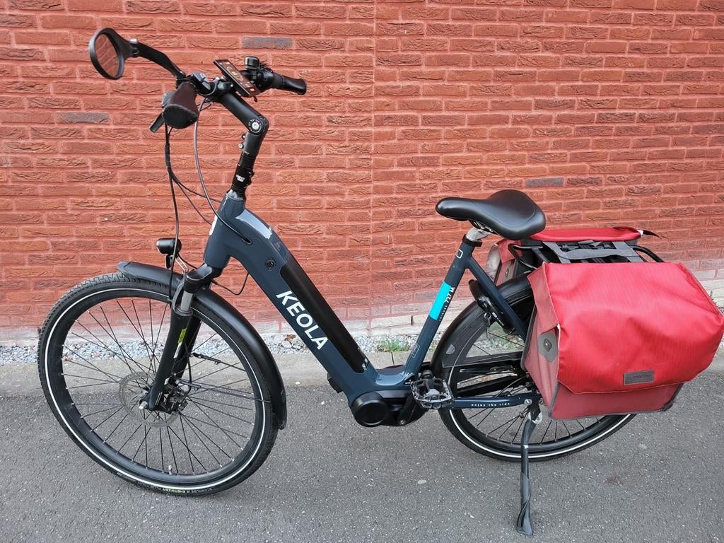 Elektrische damesfiets met middenmotor, Ophalen