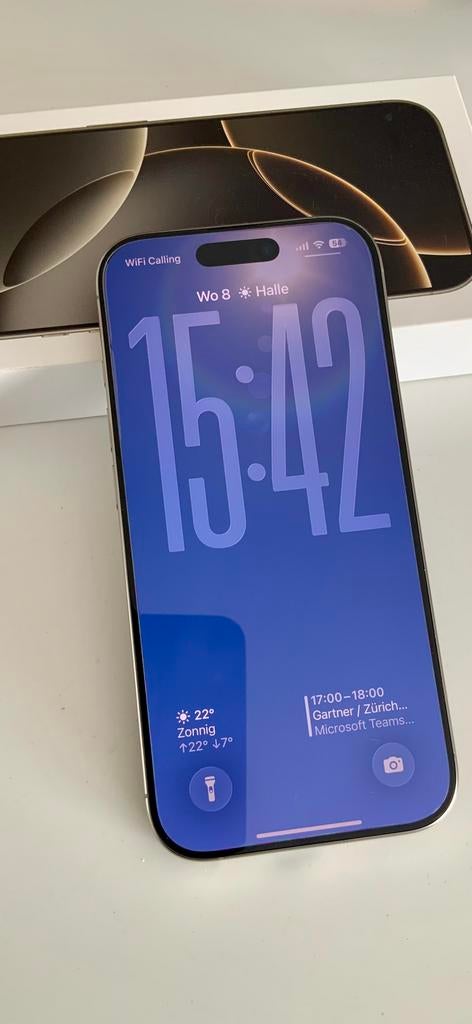 Apple iPhone 16 Pro 256 Go - parfait état neuf, Télécoms, Téléphonie mobile | Apple iPhone, Enlèvement, 256 GB, IPhone 16 Pro