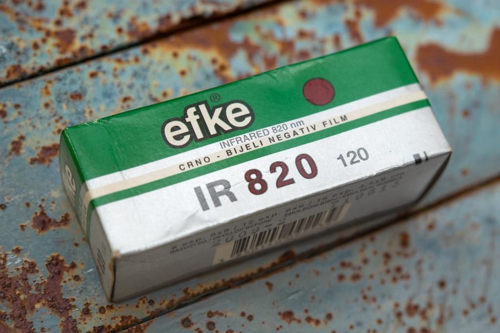 Efke IR 820 (film 120), Envoi, Reconditionné