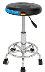 Krukje met wieltjes nieuw Lowander kruk op wielen - Tabouret, Ophalen, In hoogte verstelbaar, Nieuw, Staal