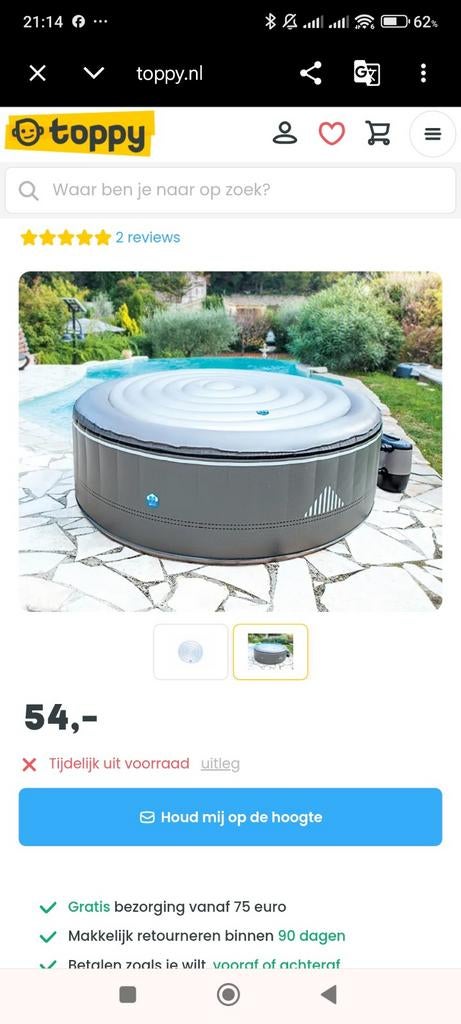 Cover voor jacuzzi, Ophalen