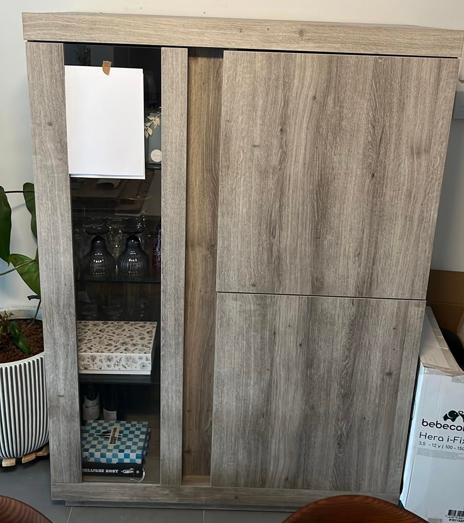 Vitrinekast / glaskast weba, Ophalen, Gebruikt