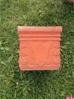 4 zeer resistente terracotta plantenbakken met waterafvoer, Ophalen, Overige materialen, Gebruikt, Minder dan 60 cm