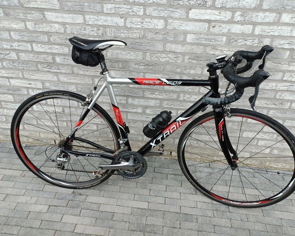 Xtrail fiets zwart rood, Enlèvement, Aluminium