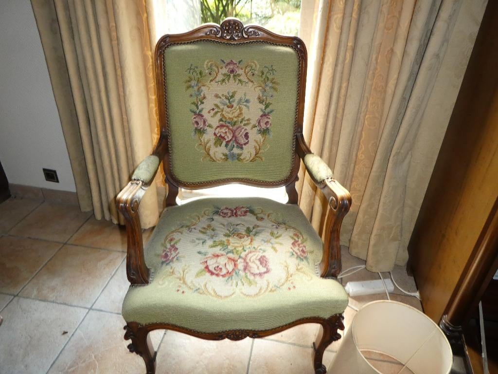 louis XV zetel gobelin, Ophalen