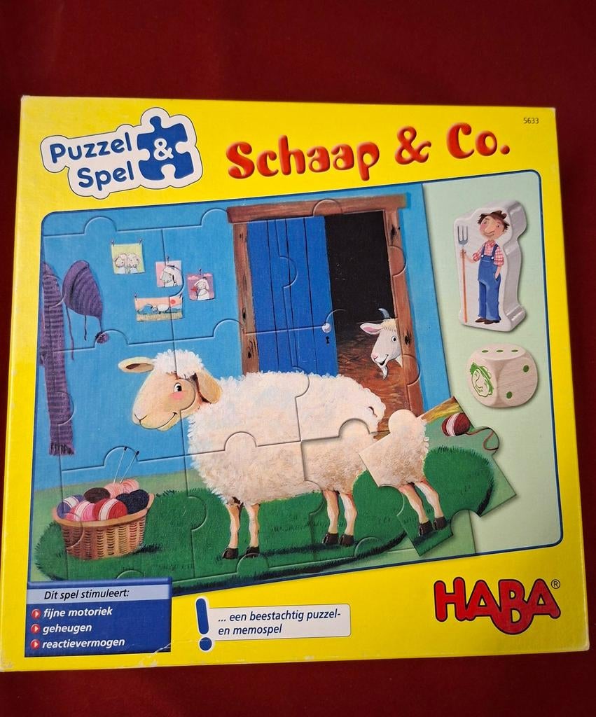 Gezelschapsspel haba : schaap & co, Verzamelen, Sportartikelen en Voetbal, Ophalen of Verzenden