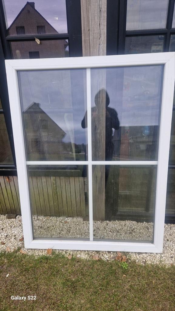 Vaste pvc ramen, Châssis de fenêtre, 75 à 150 cm, Enlèvement ou Envoi, 75 à 150 cm