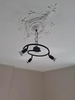 2 plafondlampen met spots, Ophalen of Verzenden