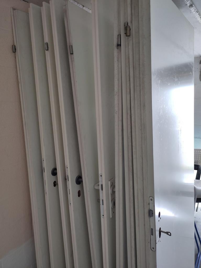 10 witte binnendeuren – €10 voor alles (snel weg), Ophalen, Gebruikt, 80 tot 100 cm, Binnendeur