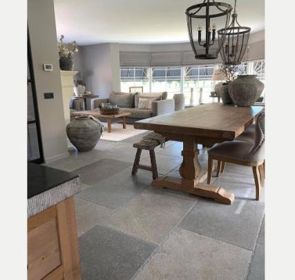 Carrelage de sol en pierre de luxe Burgundy Medoc Gris, Jardin & Terrasse, Pots de fleurs, Enlèvement