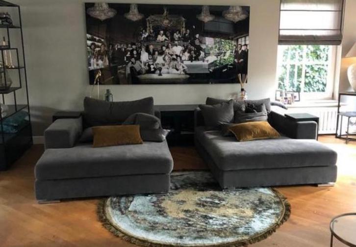 2x Chaise Longue van Macazz, Maison & Meubles, Canapés | Sofas & Chaises Longues, Utilisé, 250 à 300 cm, 150 cm ou plus, Tissus