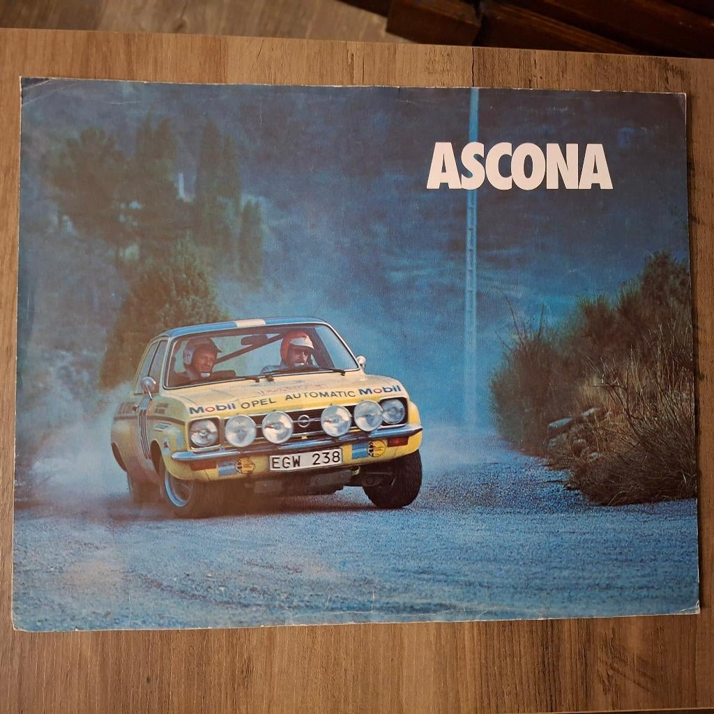 OPEL  ASCONA  1974, Ophalen of Verzenden, Gelezen, Opel