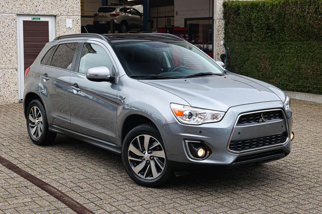 Mitsubishi ASX DIAMOND-EDITION*GLAZEN-DAK*PARKEERSENSOREN*AI, Auto's, Voorwielaandrijving, Euro 5, Stof, Gebruikt