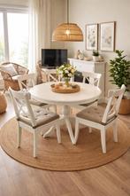 Ikea witte tafel  en 4 stoelen Rosentorp, Enlèvement, Comme neuf