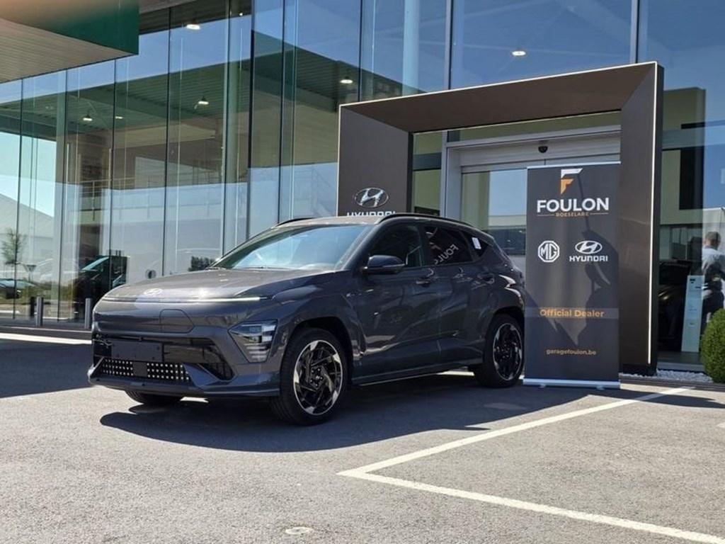 Hyundai Kona Electric Electric Shine N-Line 65kWh, Autos, Hyundai, Achat, Euro 6, Noir, 5 portes