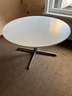 Ronde (130) eettafel GRATIS met verlengstukken, Huis en Inrichting, Ophalen, Gebruikt, Rond, 75 cm of meer