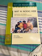 P. van Sanden - Wat ik nodig heb, Boeken, Ophalen, Nederlands, P. van Sanden; F. Laevers