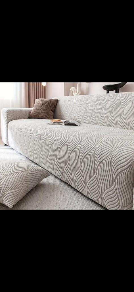 Housse  de canapé 3 place 2.30 sur 2 mètre gris clair, Ophalen of Verzenden, Grijs