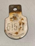 Emaille fietsplaat 1914, Ophalen of Verzenden