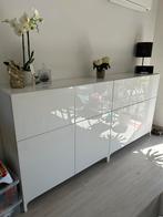 Dressoir Ikea Besta 240cm breed, Ophalen, Zo goed als nieuw, Glas