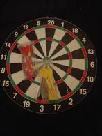 Jeu de fléchettes (recto-verso) avec 6 flèches, Sports & Fitness, Fléchettes, Enlèvement ou Envoi, Comme neuf, Cible de fléchettes avec fléchettes