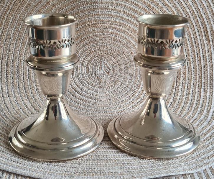 3277 gram zilveren kandelaars en voorwerpen, Antiek en Kunst, Antiek | Zilver en Goud, Zilver, Verzenden