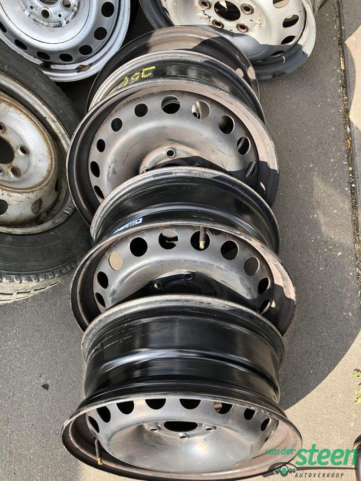 4 x Renault Dacia Nissan Juke Velgen Steek 5 x 114 6,5J x 16, Auto-onderdelen, Banden en Velgen, Velg(en), Gebruikt, Ophalen of Verzenden