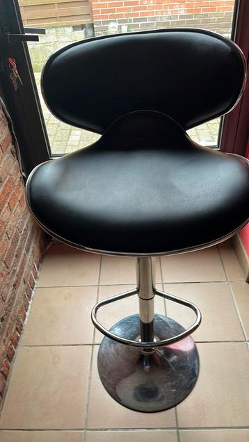 Lot de 2 tabourets noir pieds metal beschikbaar voor biedingen
