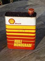 vintage olieblik Shell Monograde, Verzamelen, Verpakking, Gebruikt, Ophalen of Verzenden