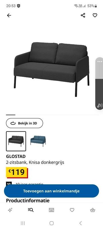 Zitbank ikea