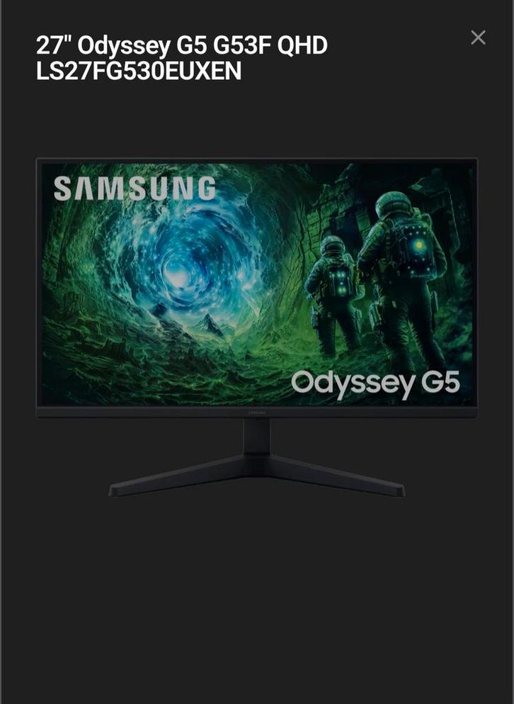Samsung Odyssey G5, Computers en Software, Monitoren, Gaming, HD, Ophalen