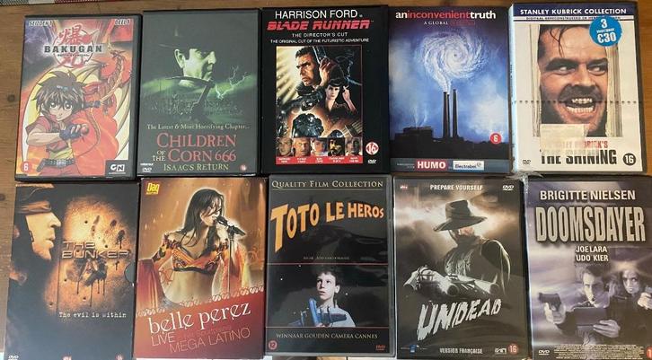 DVD-pakket - 10 stuks, Cd's en Dvd's, Dvd's | Overige Dvd's, Zo goed als nieuw, Ophalen of Verzenden