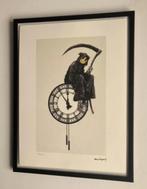 BANKSY: ingelijste en genummerde lithografie met certificaat, Antiek en Kunst, Ophalen of Verzenden