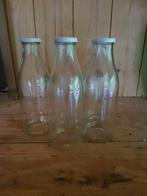 Bouteille vide de 1 litre avec bouchon, Ophalen, Gebruikt, Glas, Overige typen