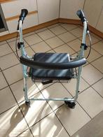 Opvouwbare rollator met zitting, rugleuning en remmen, Ophalen, Opvouwbaar, Zo goed als nieuw