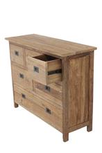 Teakhouten commode, Nieuw, Ophalen of Verzenden, 100 cm of meer, Minder dan 50 cm