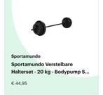 Barbell, 2 dumbells, ab roller, Sport en Fitness, Ophalen, Zo goed als nieuw
