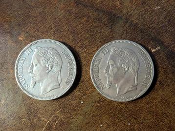 lot de 5 franc françaises  beschikbaar voor biedingen