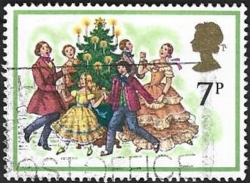 1 Postzegel Groot-Brittannië Jaar 1978 Kerstmis beschikbaar voor biedingen