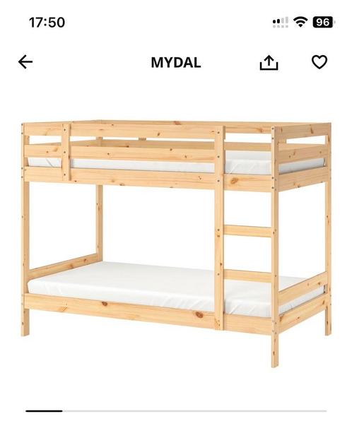 1 persoonsbed en stapelbed, Huis en Inrichting, Slaapkamer | Bedden, 90 cm, 200 cm, Ophalen