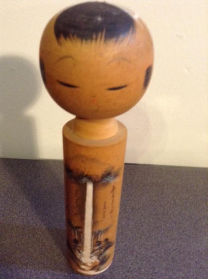 Kokeshi - Traditionele Japanse houten pop / 34, Antiek en Kunst, Antiek | Speelgoed, Ophalen of Verzenden