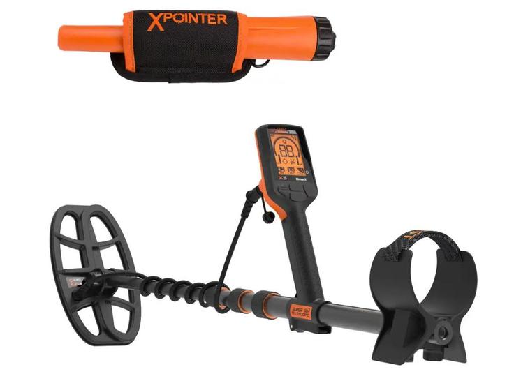 Quest X5 IDmaxX metaaldetector & gratis XPointer pinpointer, Hobby en Vrije tijd, Metaaldetectors