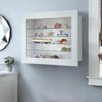 Collectors Display Cabinet Storage 5 Glass Shelves Nieuw !!!, Enlèvement, Neuf, Avec porte(s)