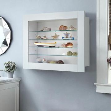 Collectors Display Cabinet Storage 5 Glass Shelves Nieuw !!!